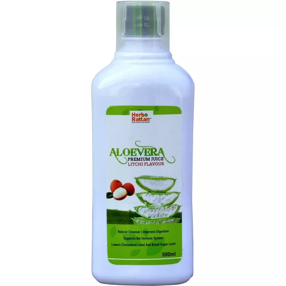 Rajni Herbals Aloevera Juice with Litchi Flavour 500 ml Main Image