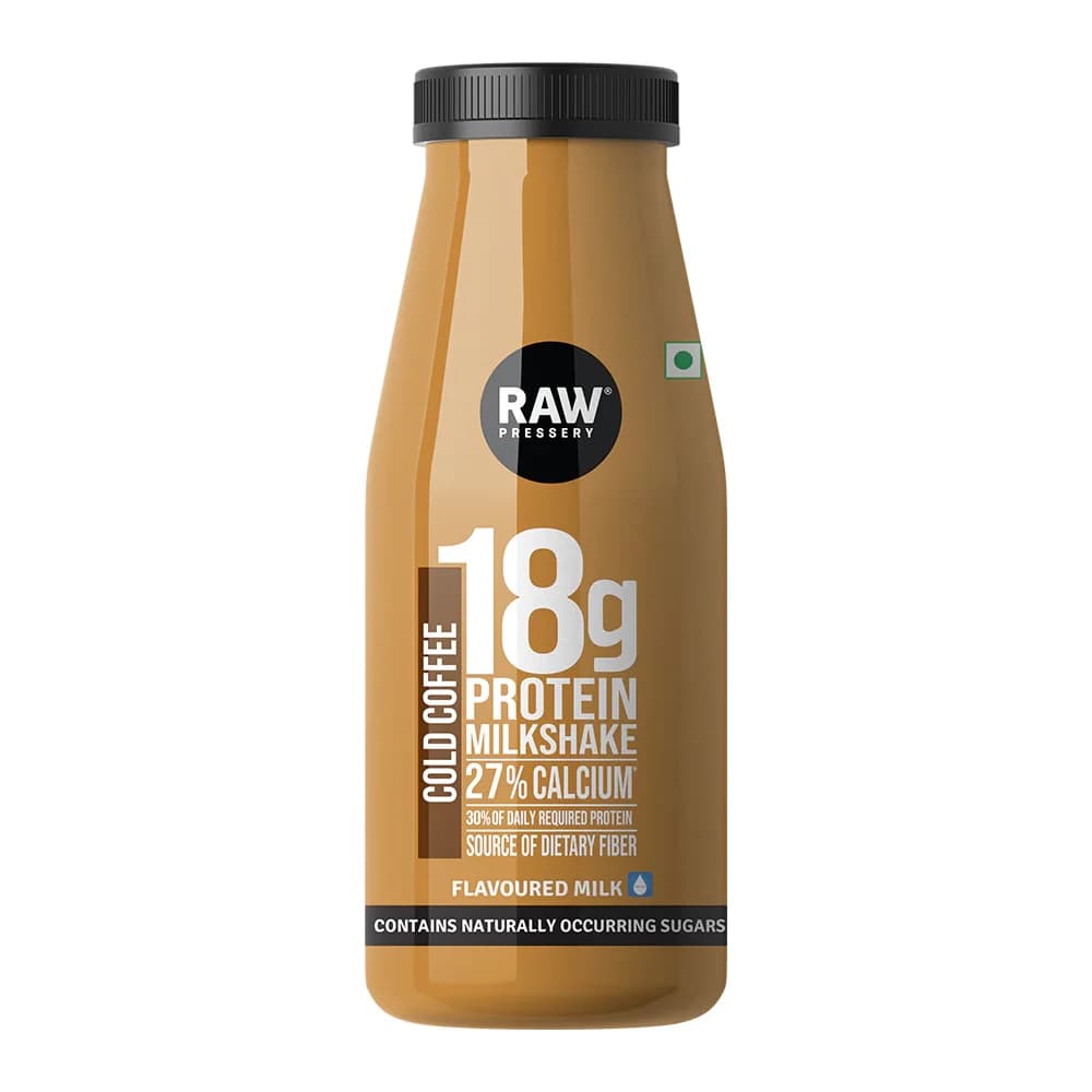 Raw Pressery Cold Coffee Protein Milkshake bottle