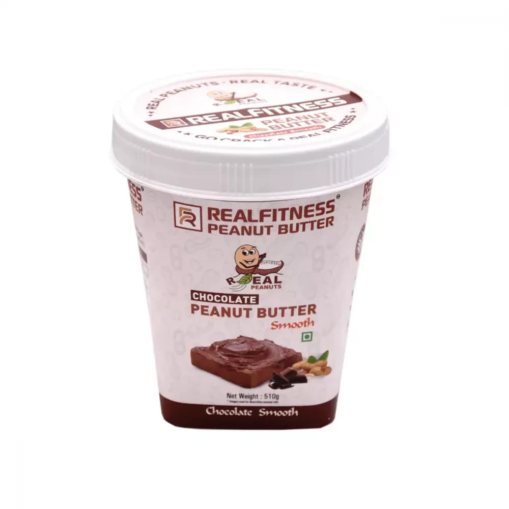 RealFitness Peanut Butter (Chocolate Smooth) 510 g jar