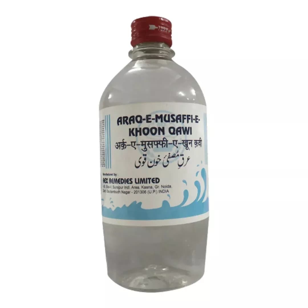 Rex Remedies Araq-E-Musaffi-E-Khoon Qawi Syrup 500 ml Main Image