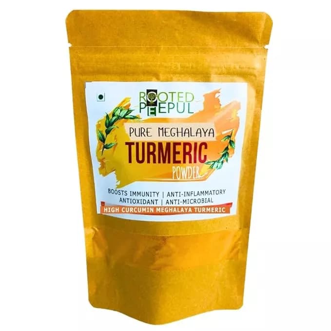Rooted Peepul Pure Lakadong Turmeric Powder 100 g Main Image