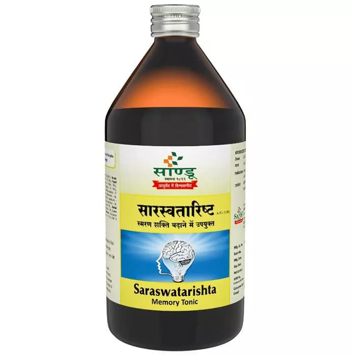 Sandu Saraswatarishta Memory Tonic 450 ml Main Image