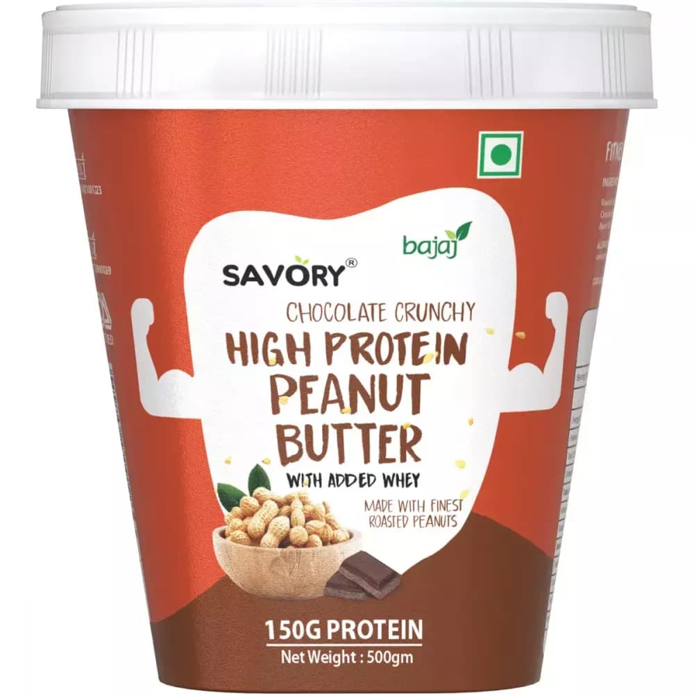 Savory High Protein Peanut Butter Chocolate Crunchy 500 g Main Image