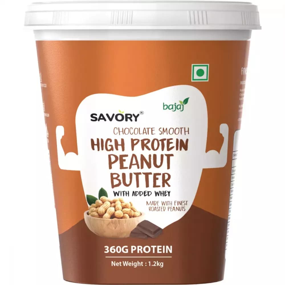 Savory High Protein Peanut Butter Chocolate Smooth 1.2 kg Main Image
