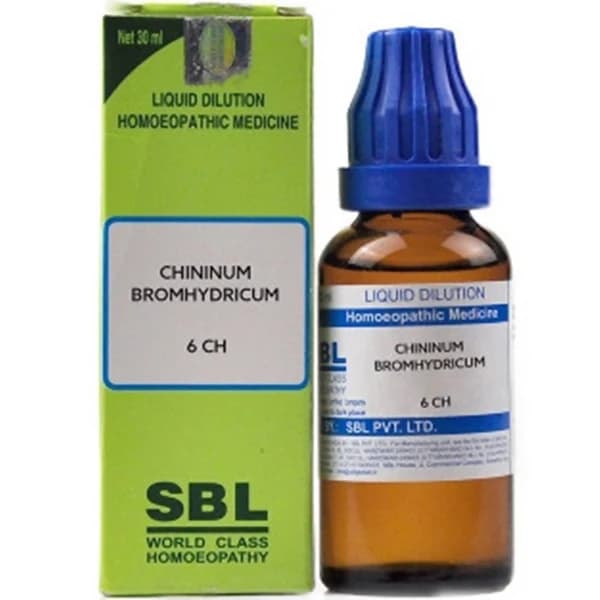 SBL Homeopathy Chininum Bromhydricum Dilution - 6 CH-main image