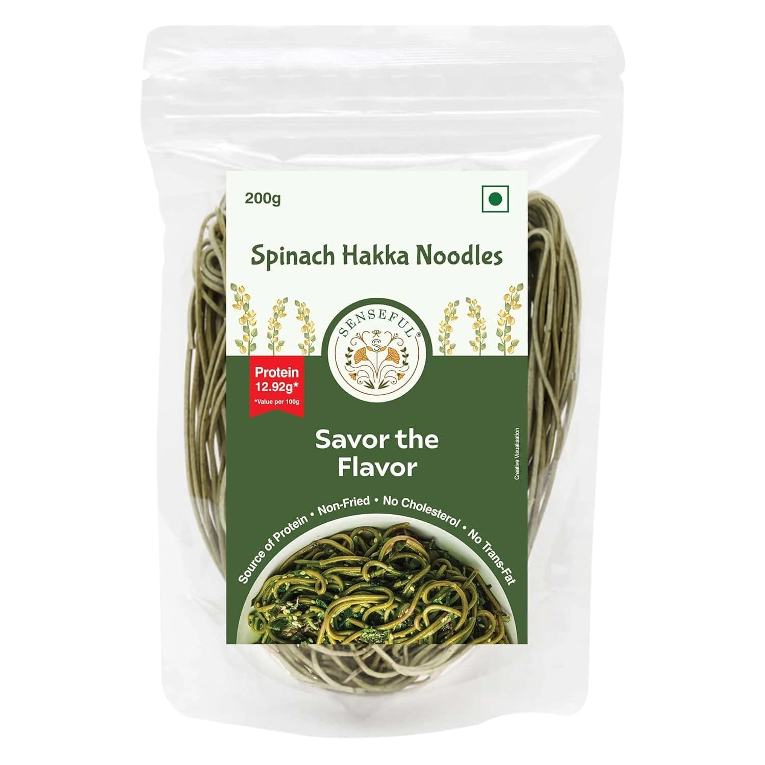 Senseful_Spinach_Hakka_Noodles_200_G ShopIndianProductsa