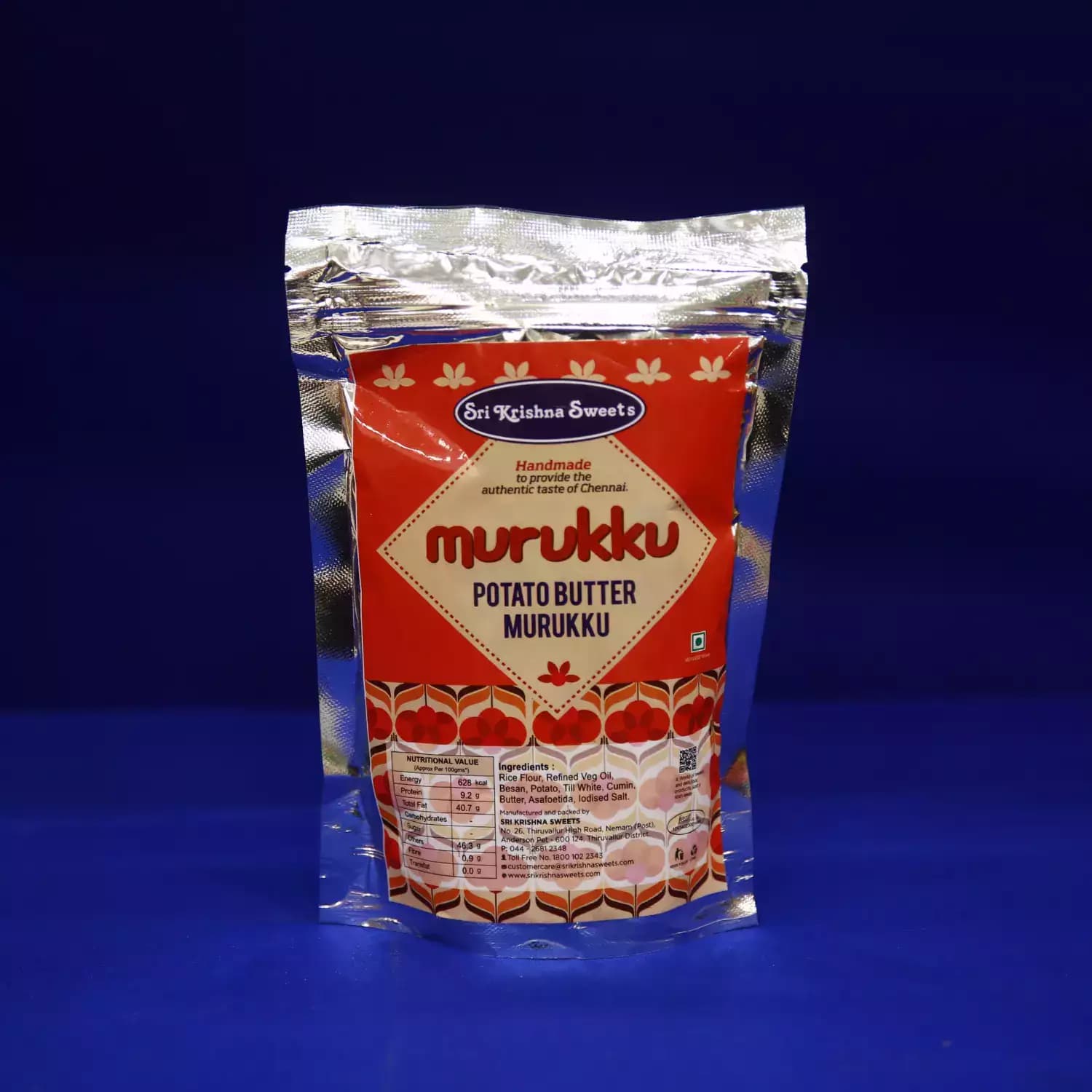 sri Krishn Sweets Potato Butter Murukku -250g ,Main image