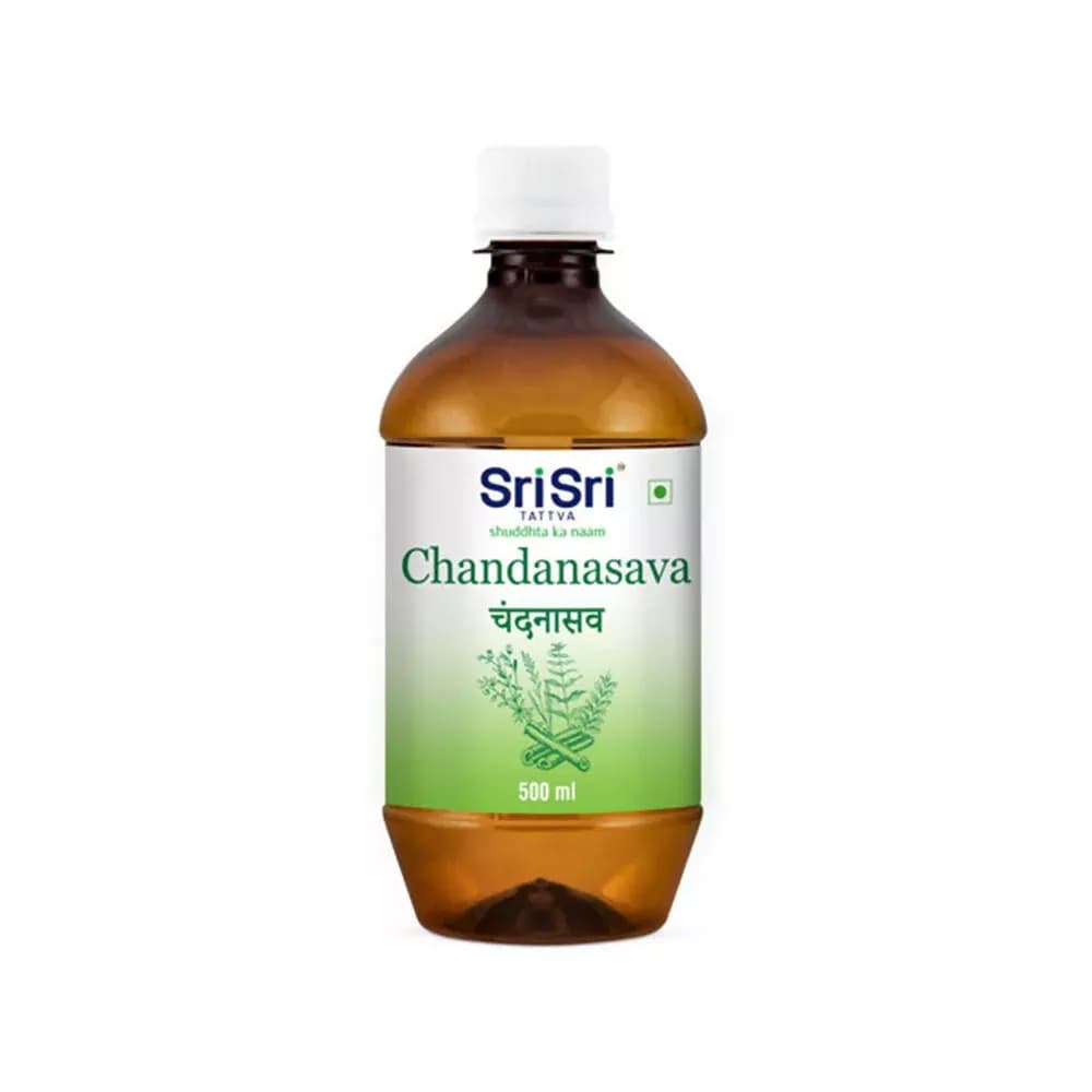 Sri Sri Tattva Chandanasava Syrup 500 ml bottle