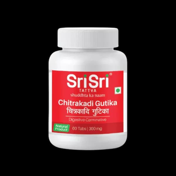 Sri Sri Tattva Chitrakadi Gutika bottle