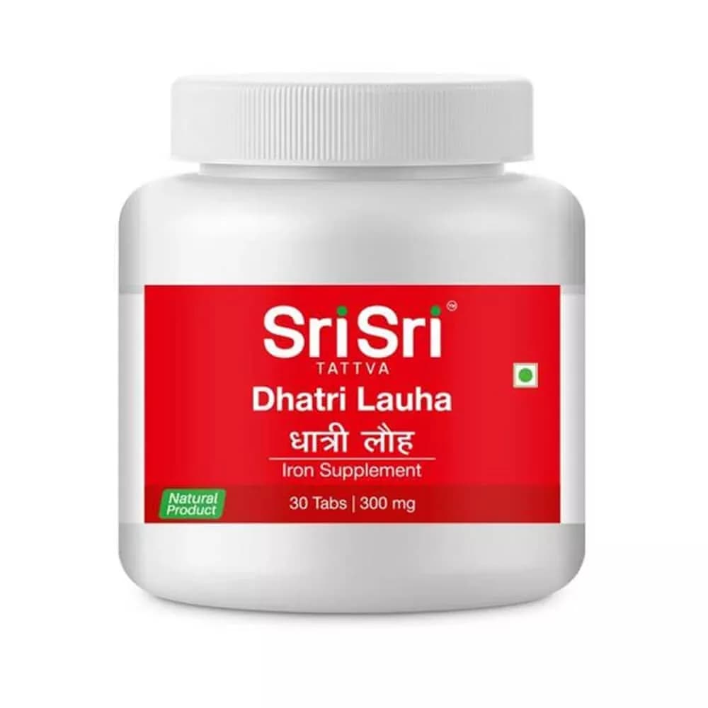 Sri Sri Tattva Dhatri Lauha Tablet bottle