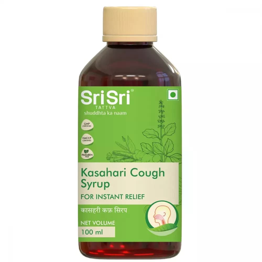 Sri Sri Tattva Kasahari Cough Syrup 100 ml bottle