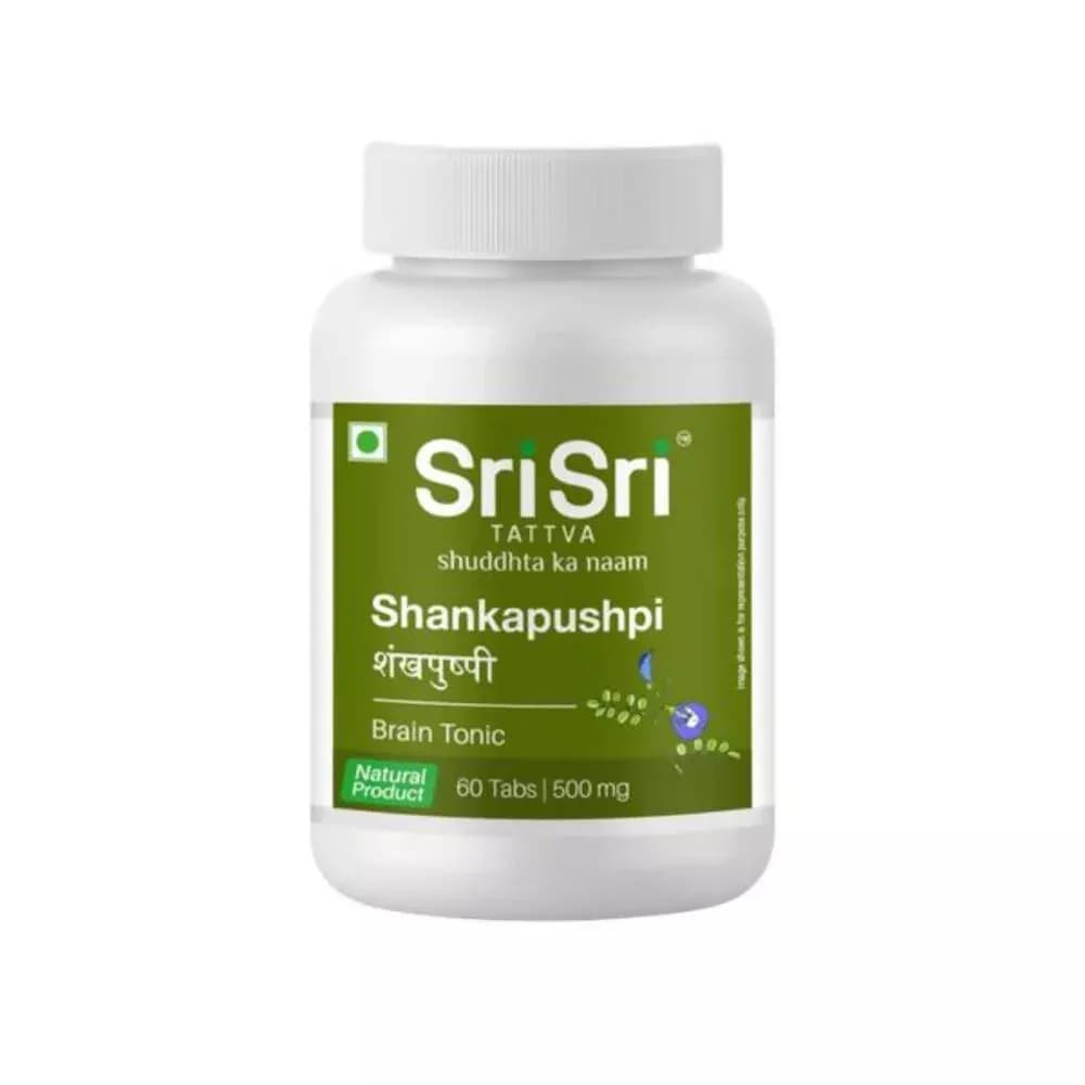 Sri Sri Tattva Shankapushpi - Brain Tonic Tablets bottle