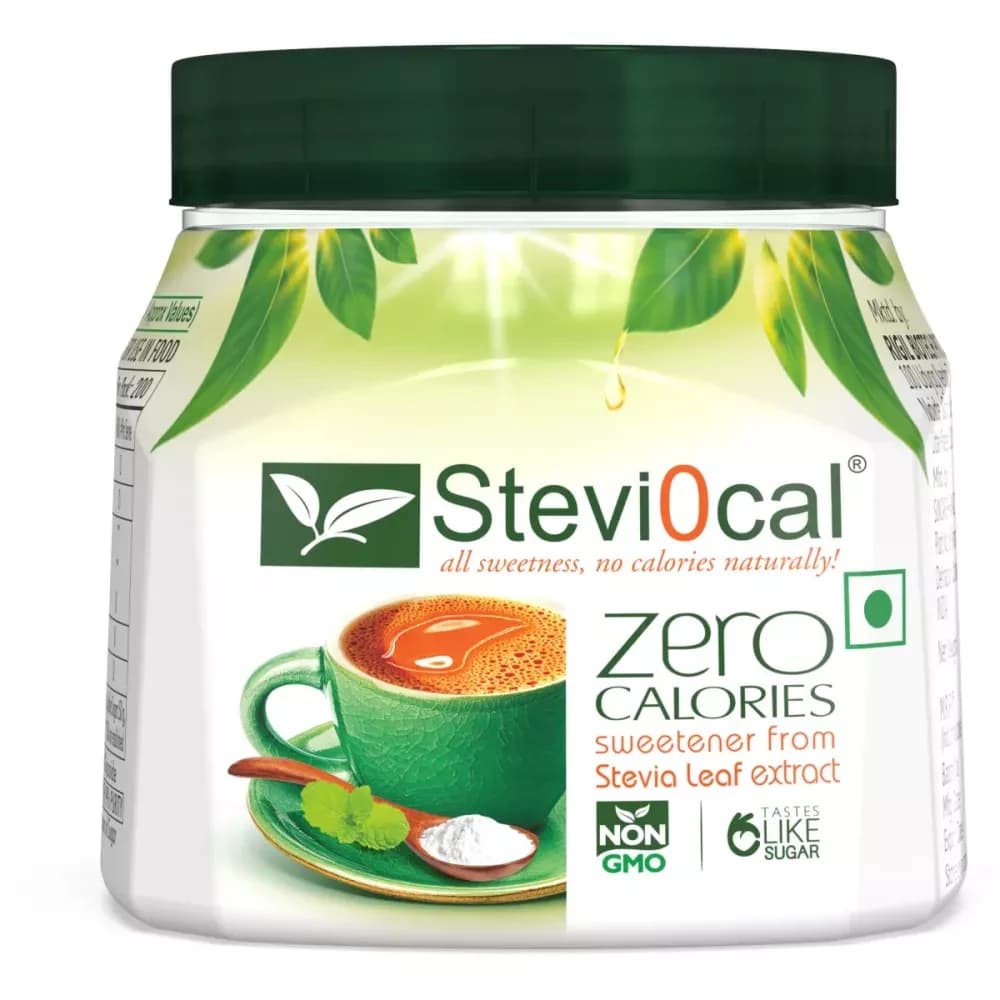 Steviocal Sugar Free Zero Calorie Sweetener Powder 200 g main image