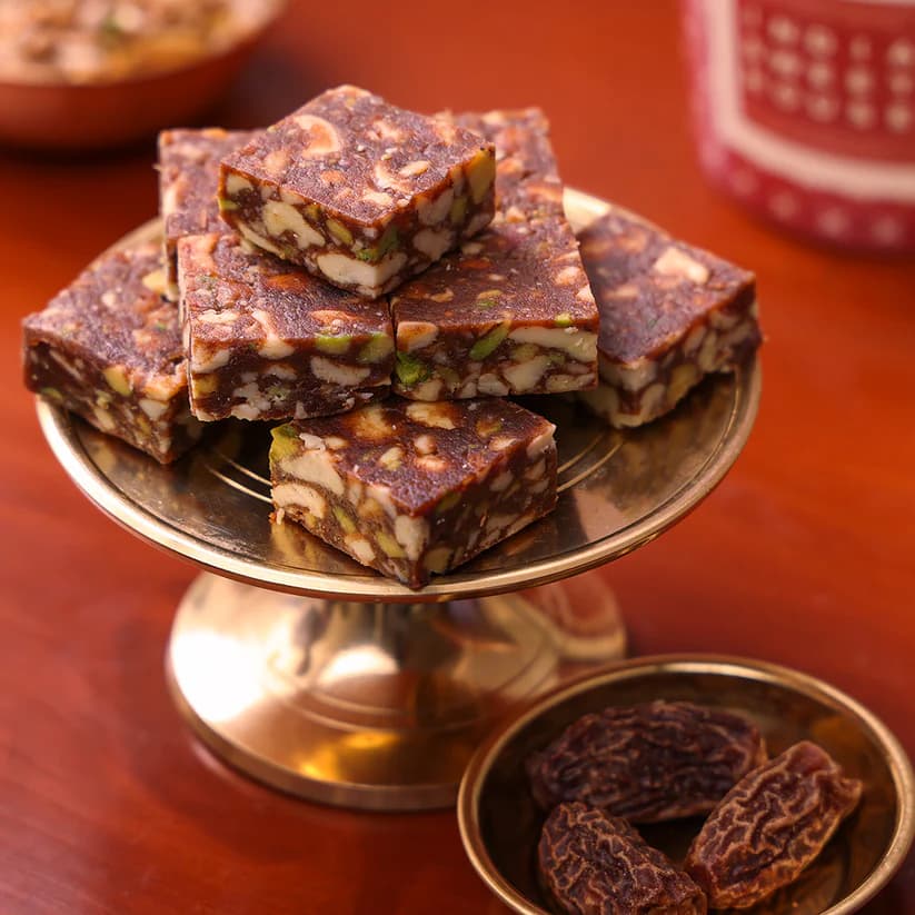 India Sweet House Sugar Free Khajur Burfi — 250 g
