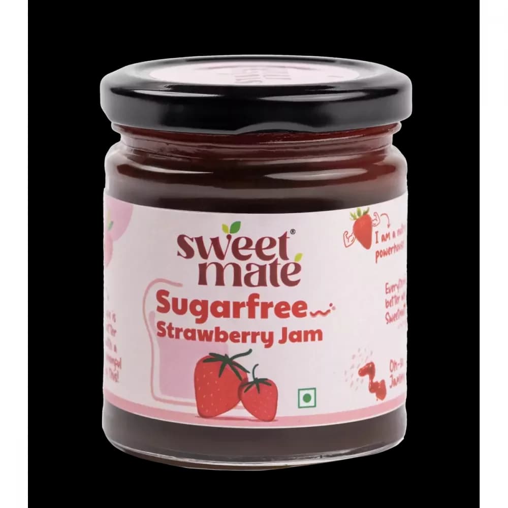 Sweetmate Sugarfree Jam Strawberry 220 g Main Image