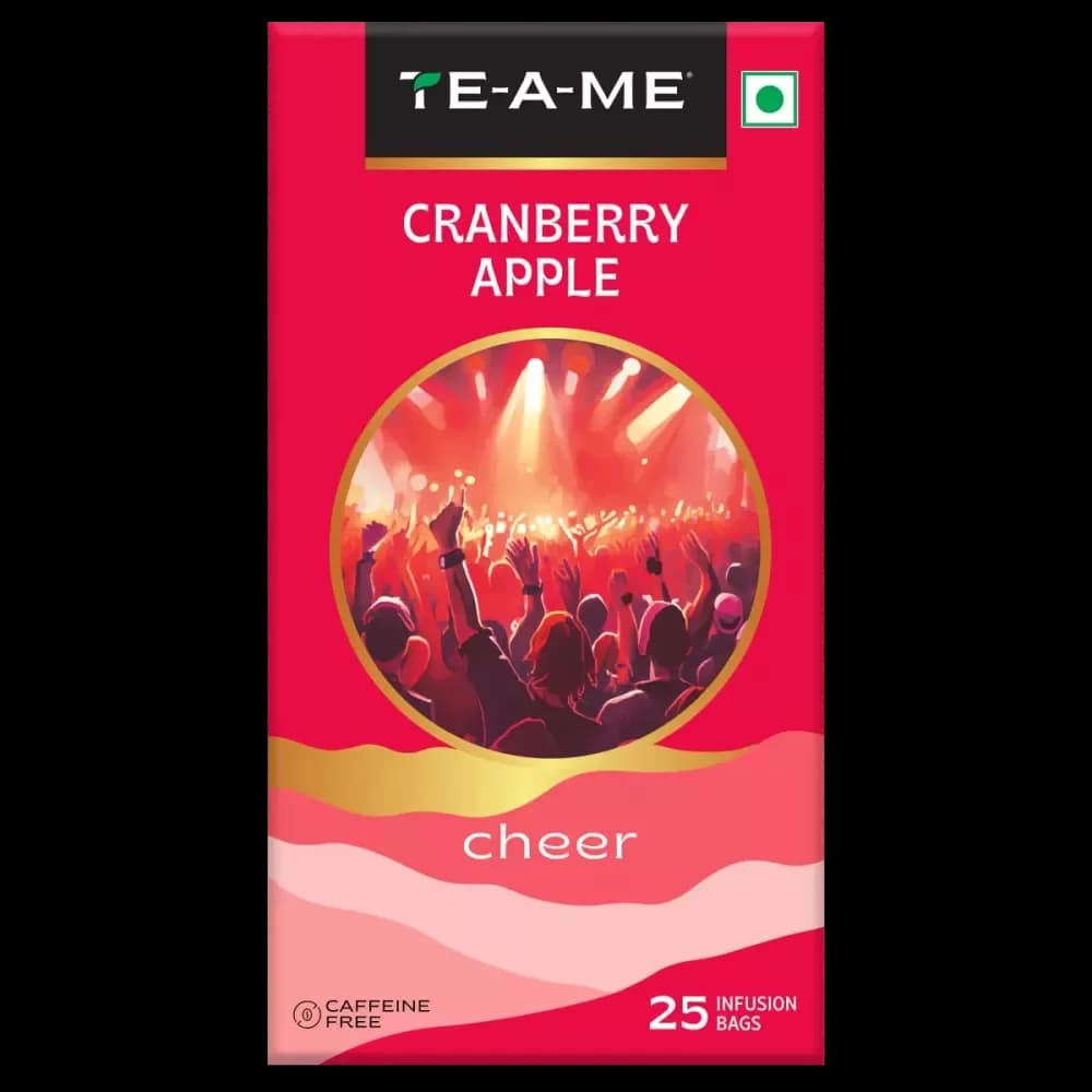 TE-A-ME Cheer Cranberry Apple Tea Bags 45 g Main Image