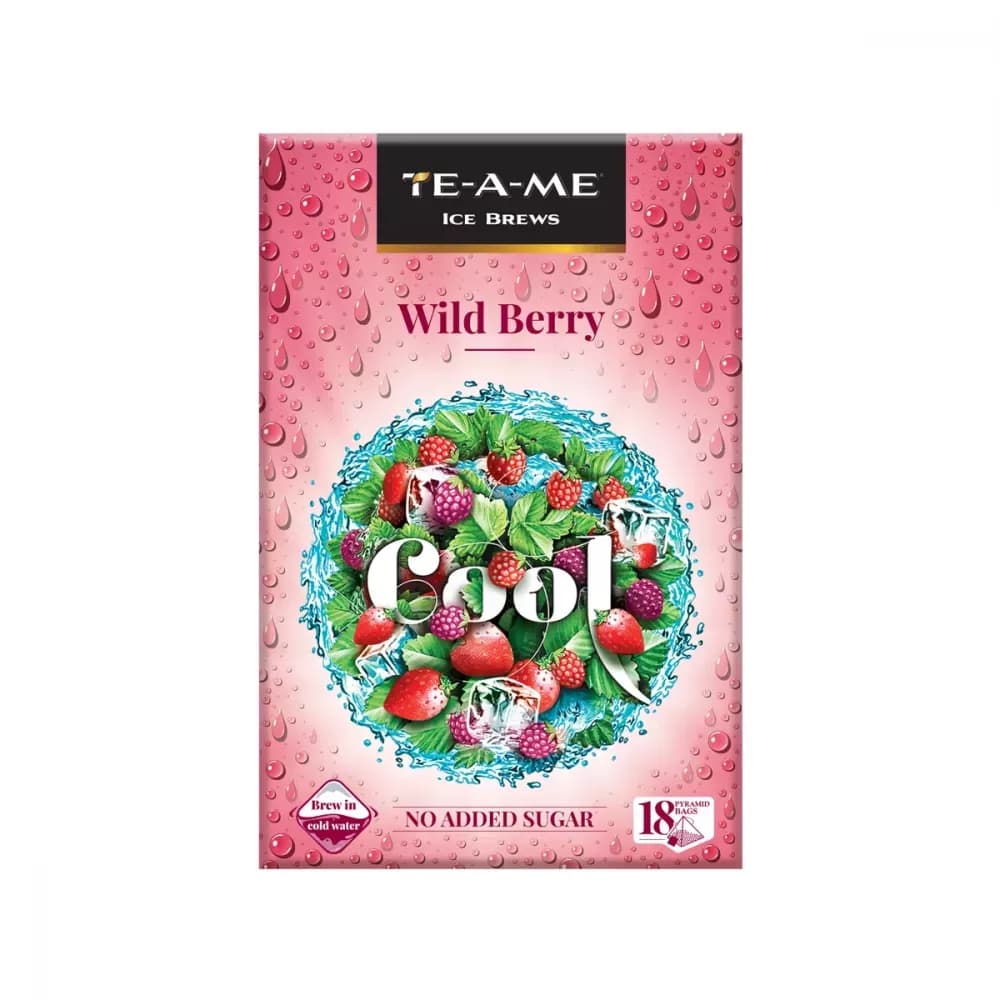 TE-A-ME Cool Wild Berry Ice Tea Bags 40 g Main Image