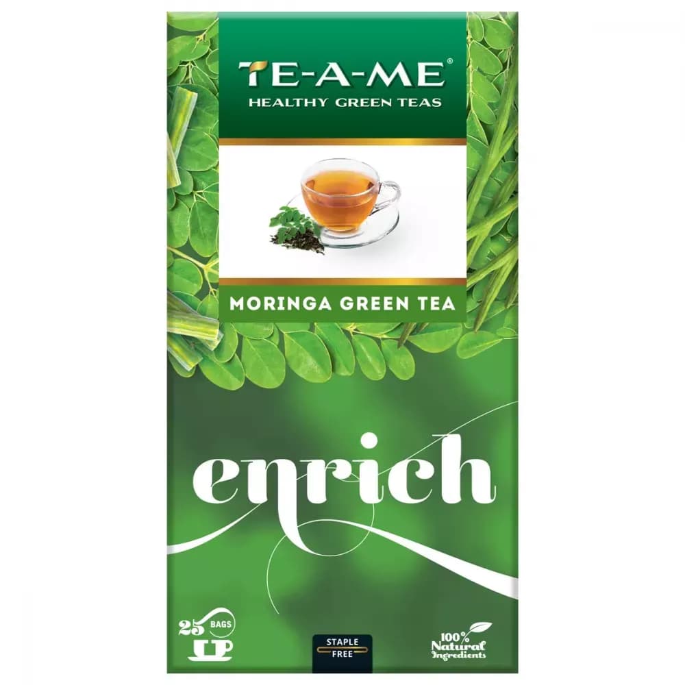 TE-A-ME Enrich Moringa Green Tea Bags 45 g Main Image