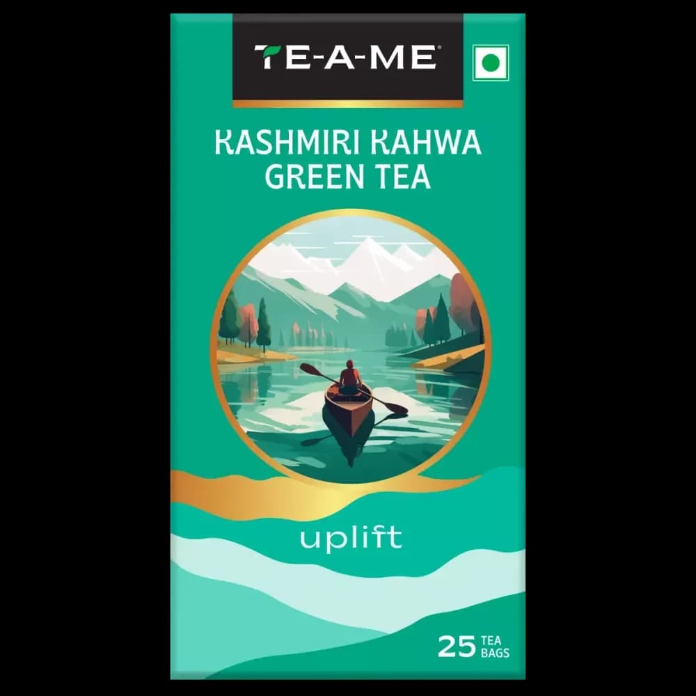 TE-A-ME Uplife Kashmiri Kahwa Green Tea Bags 45 g Main Image