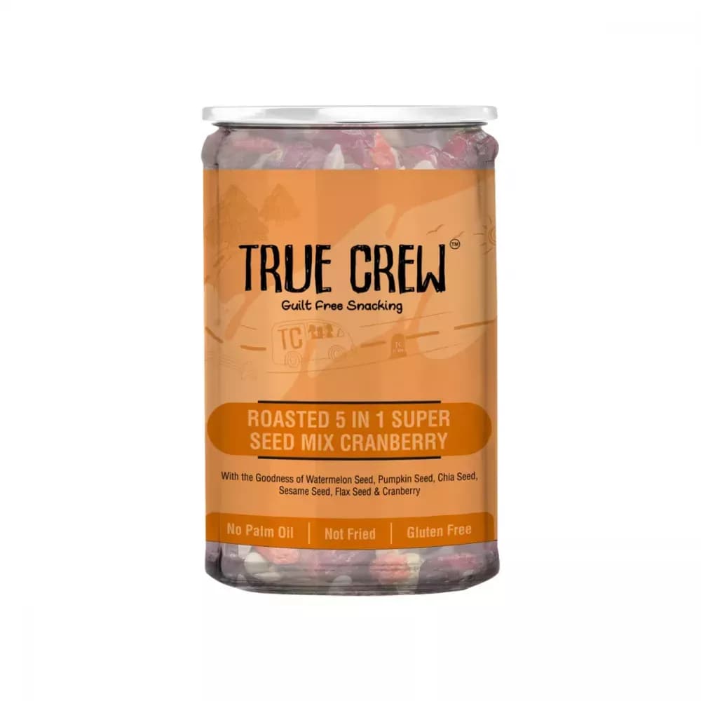 True Crew Roasted 5 In 1 Super Seed Mix Cranberry 200 g Main Image