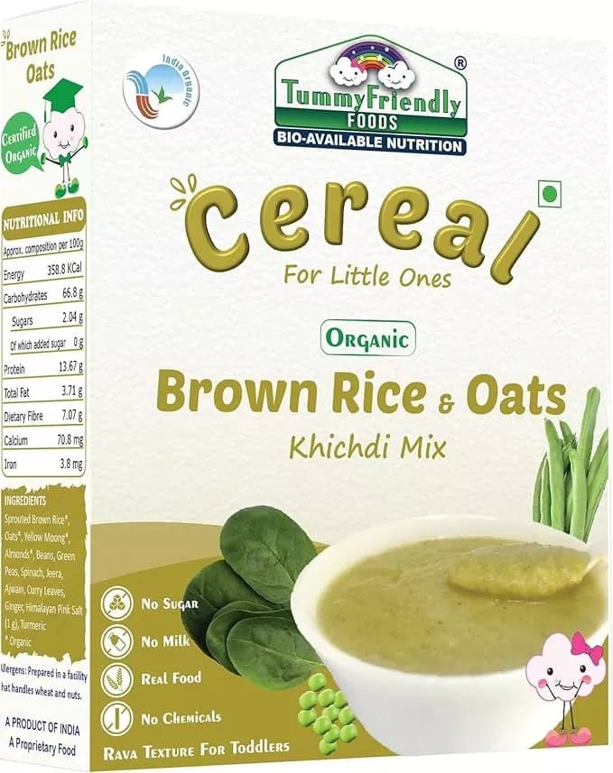 TummyFriendly Foods Organic Brown Rice and Oats Porridge Mix 200 g Main Image