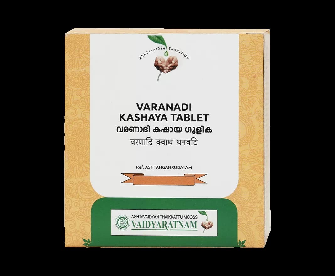 Vaidyaratnam Varanadi Kashaya Gulika Tablet 100 Tablets Main Image