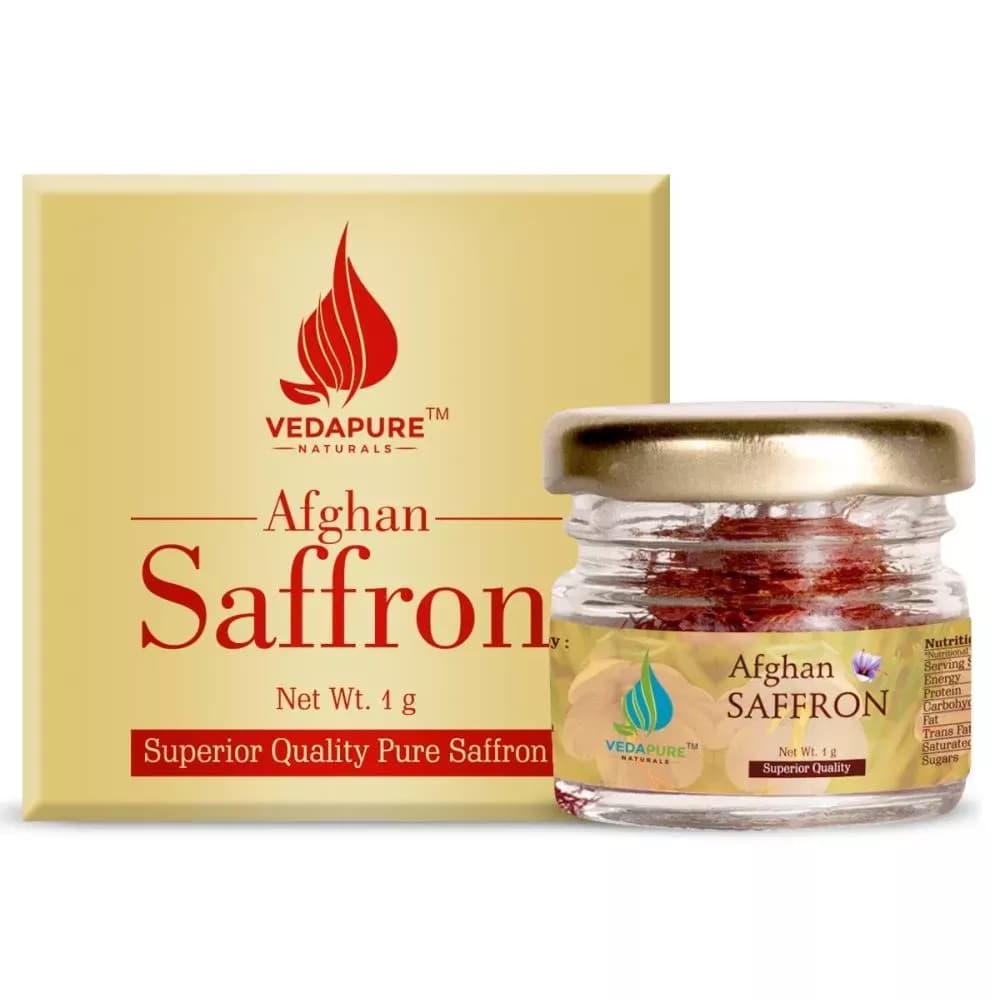 Vedapure Natural & Pure Afghani Kesar Saffron 1 g Main Image