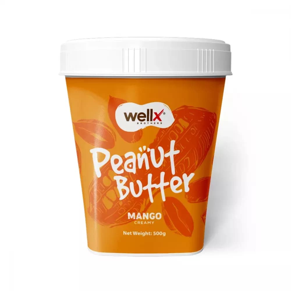 Wellx Peanut Butter Mango Creamy 500 g Main Image