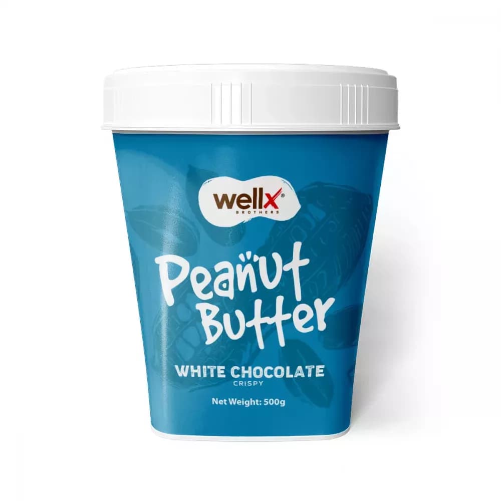 Wellx Peanut Butter White Chocolate 500 g Main Image