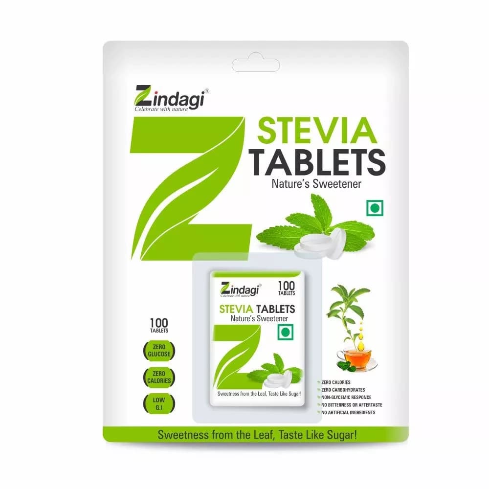 Zindagi Stevia Tablets 100 Tablets main image